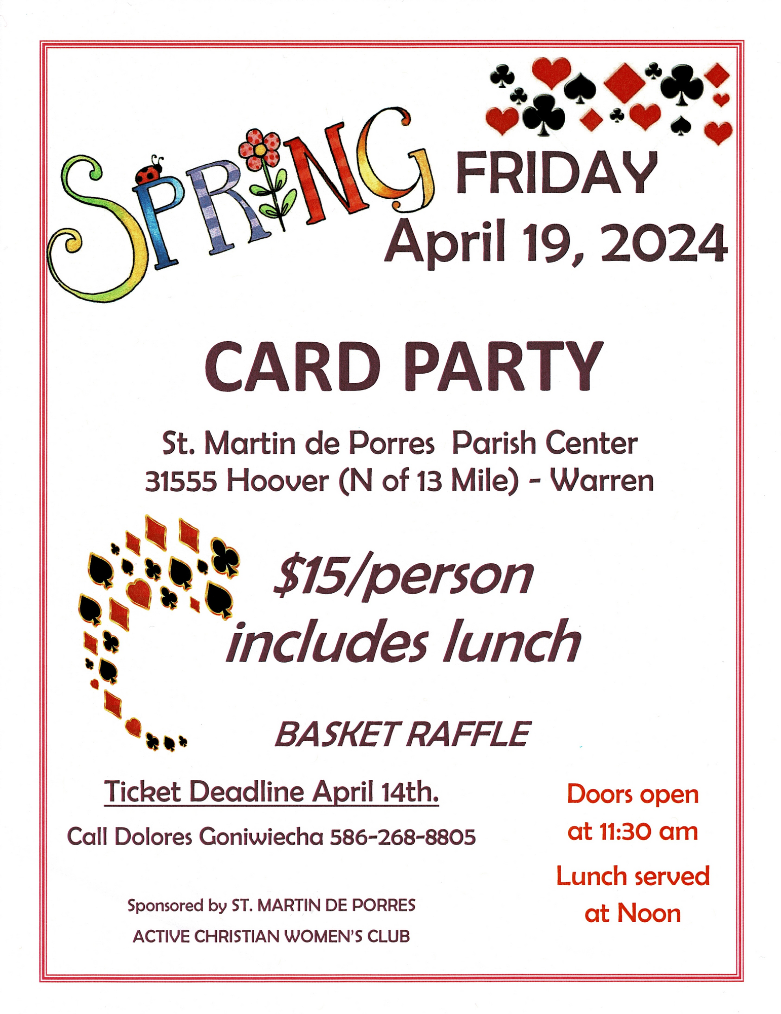 Parish and Local Events St. Ephrem Catholic Church Sterling Heights, MI